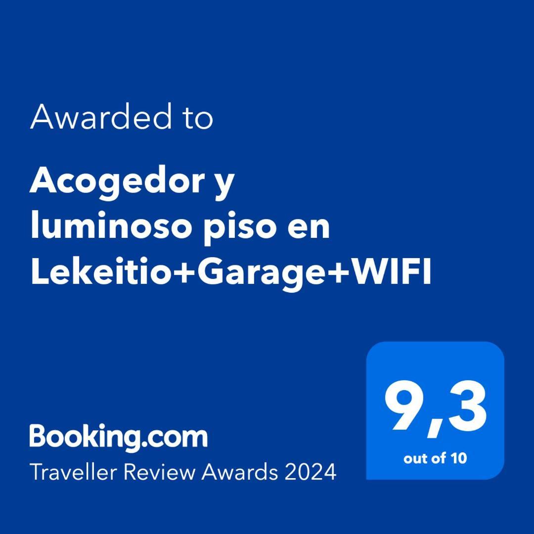 Apartamento Lekeitio, Garaje Y Wifi Eksteriør bilde